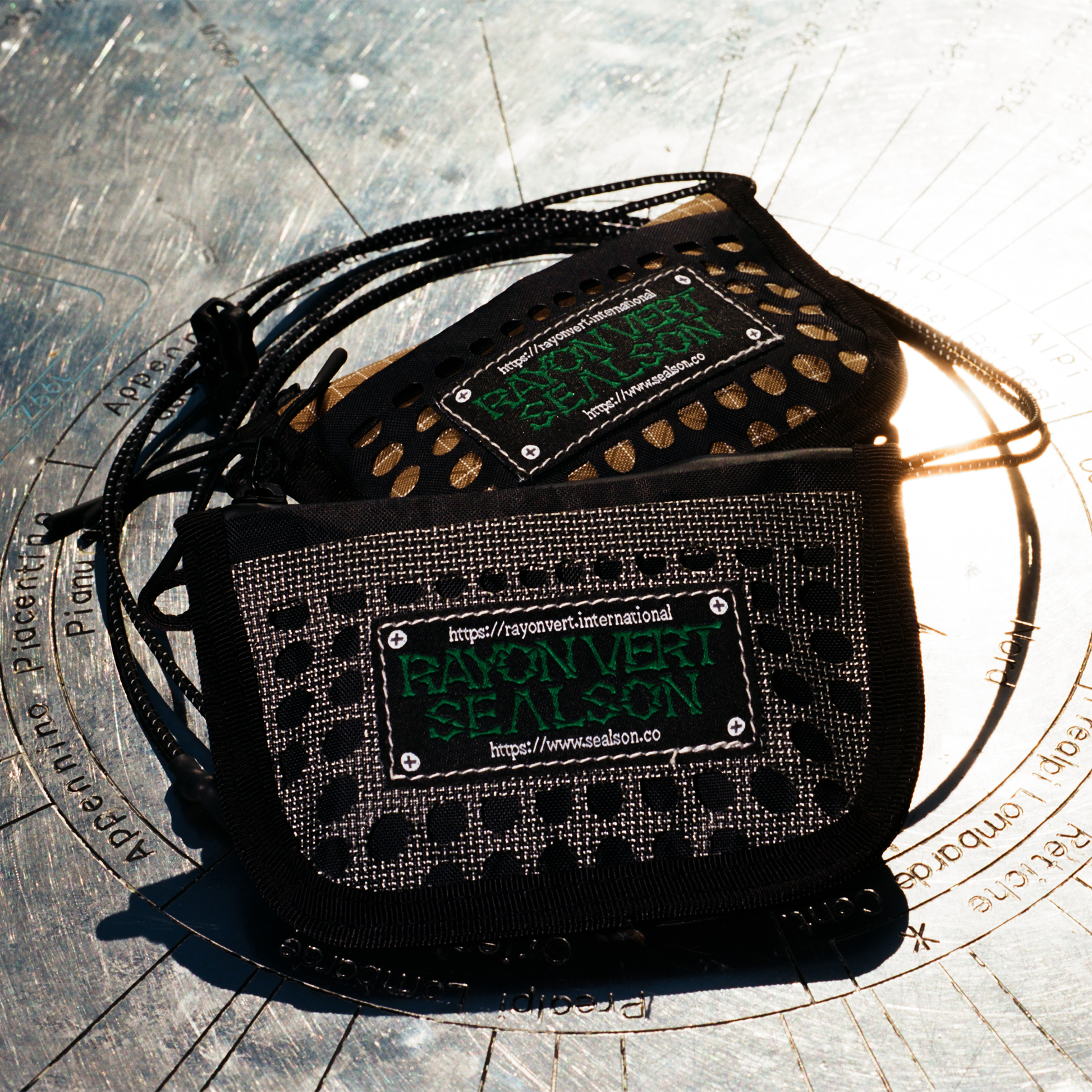 Sealson & Rayon Vert – Mesh Wallet Black - Ecopak™ / ULTRA™