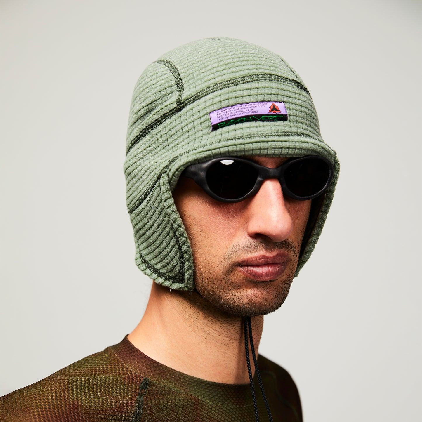Lahmacun Grid Hat – Lichen Green