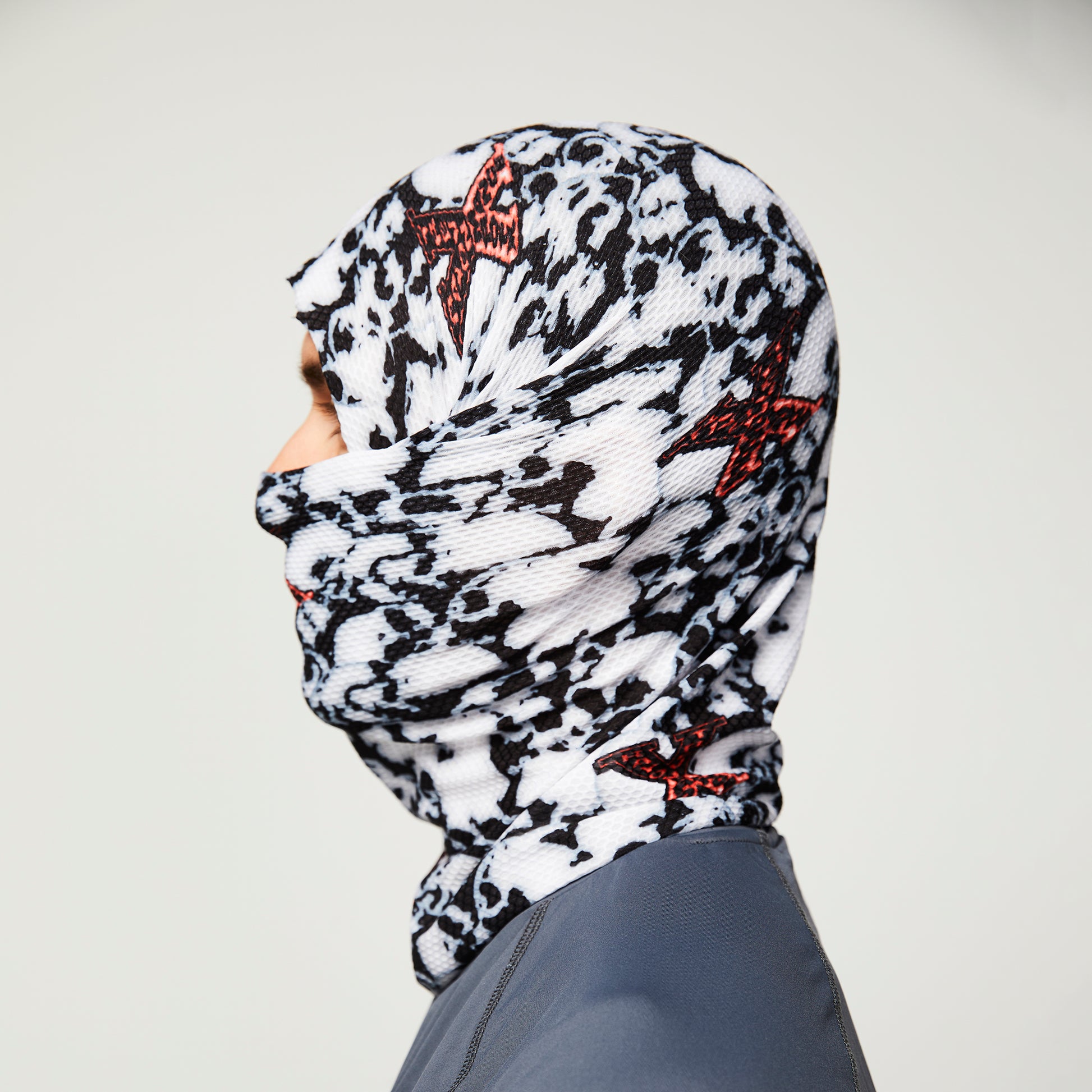 Mesh Head Gaiter – Boneyard White