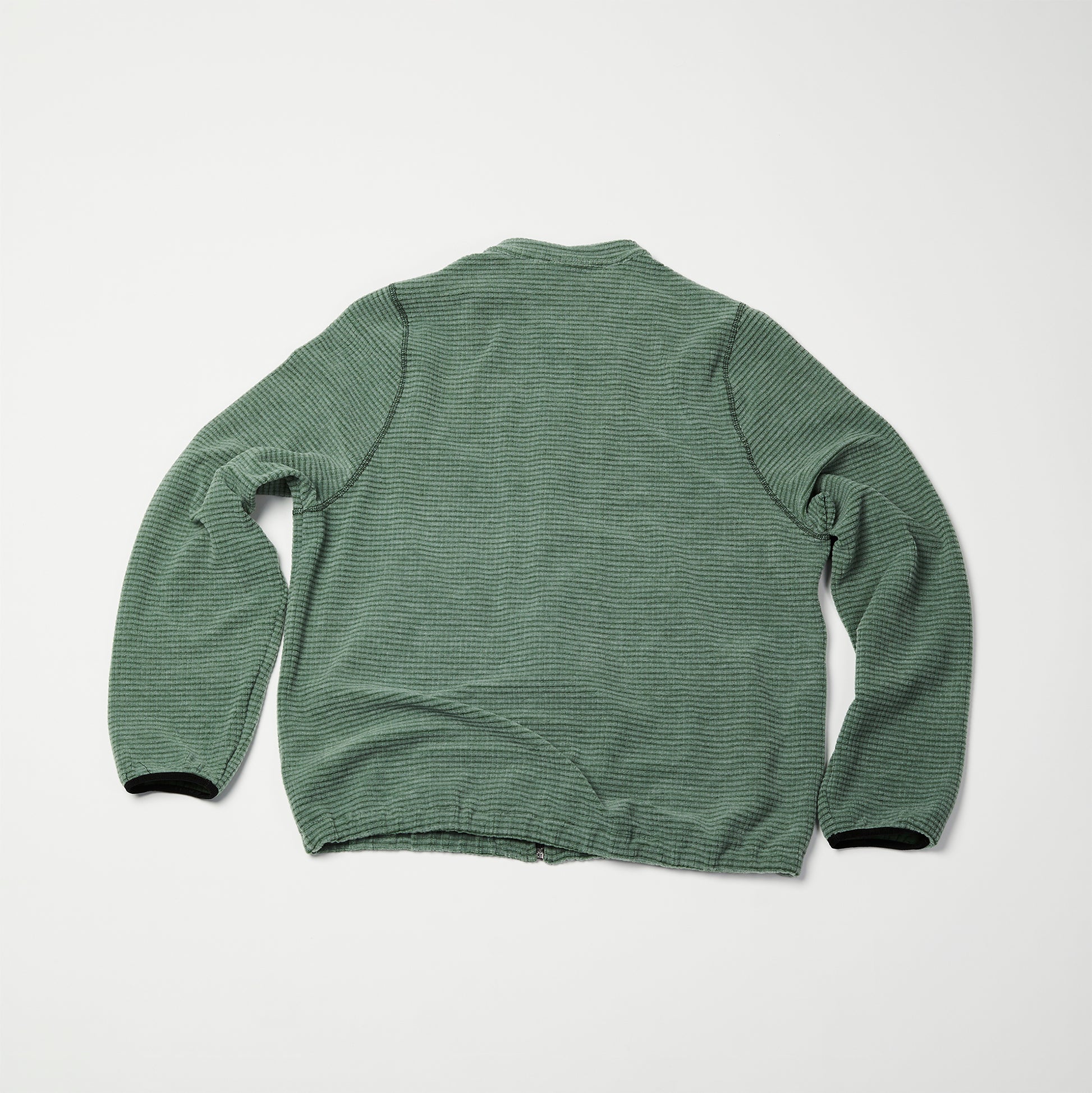 Becco Grid Fleece – Lichen Green
