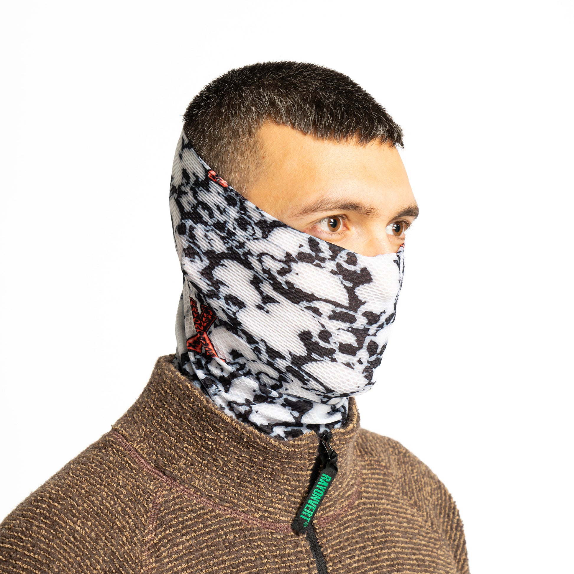 Mesh Head Gaiter – Boneyard White