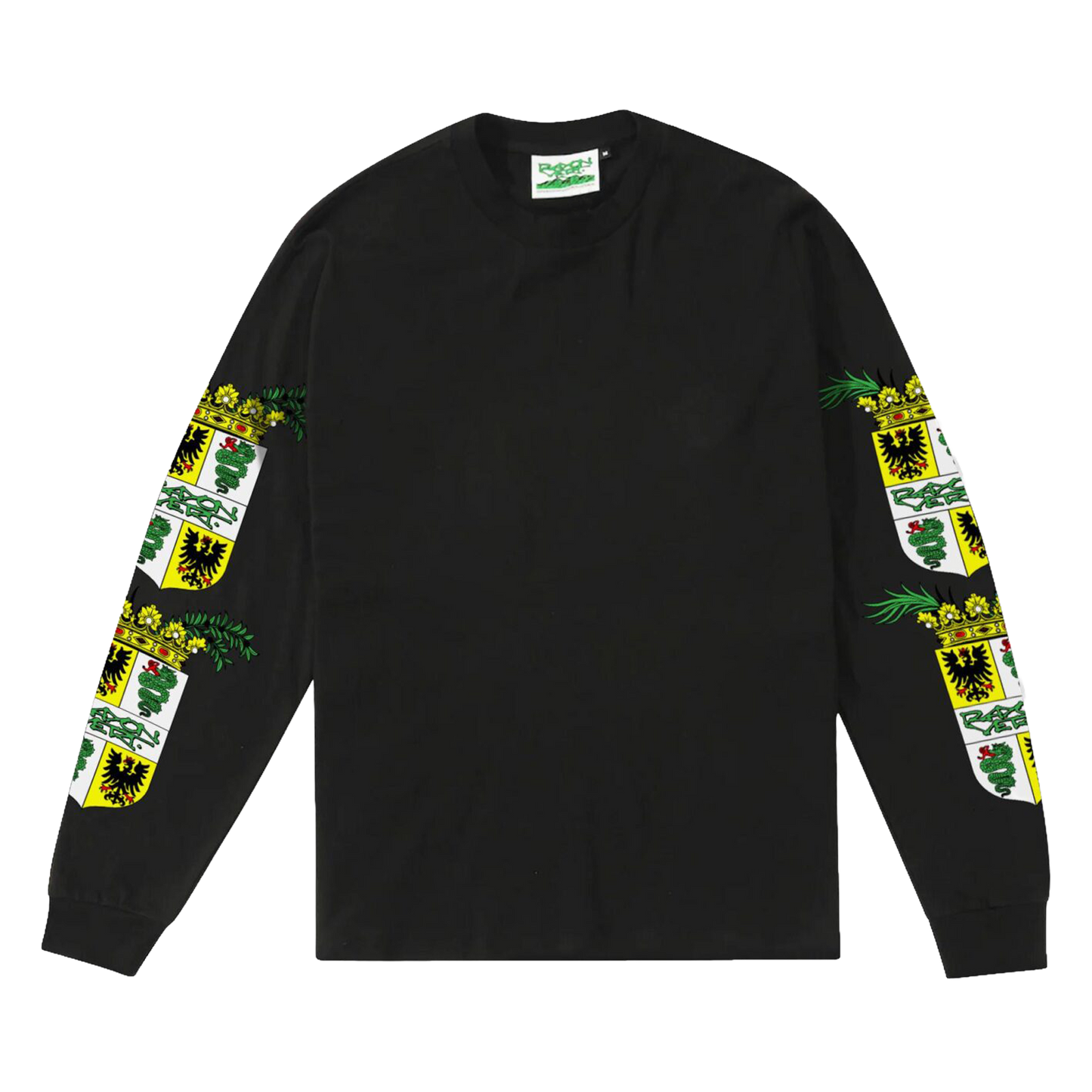 Coat Of Arms LS Shirt – Golgotha Black