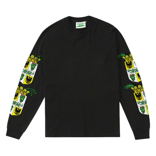 Coat Of Arms LS Shirt – Golgotha Black